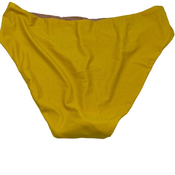 New NWT J. Crew Yellow High Rise Bikini Swim Bathing Suit Bottom Women's Size 3X - Picture 5 of 8
